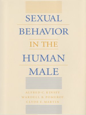Sexual Behavior in the Human Male - ebook